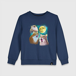 Детский свитшот Котики воют на Луну