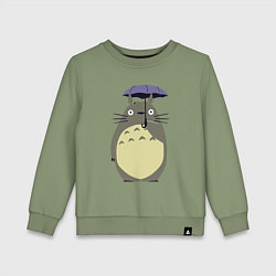 Детский свитшот Тоторо под зонтом