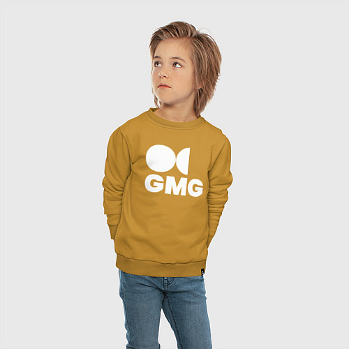 Детский свитшот GMG / Горчичный – фото 4