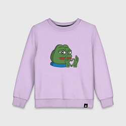 Детский свитшот Pepe love пепе лов