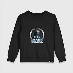 Свитшот хлопковый детский Alan Wakes American Nightmare, цвет: черный