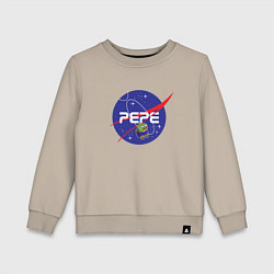 Детский свитшот Pepe Pepe space Nasa