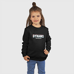 Свитшот хлопковый детский DYNAMO from Moscow, цвет: черный — фото 2