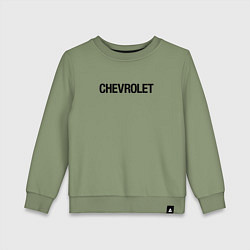 Детский свитшот Chevrolet Лого Эмблема спина