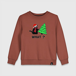 Детский свитшот Кот и Новый Год