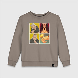 Детский свитшот Ведьмаку Заплатите Чеканной Монетой