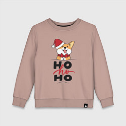 Детский свитшот Corgi Ho ho Ho