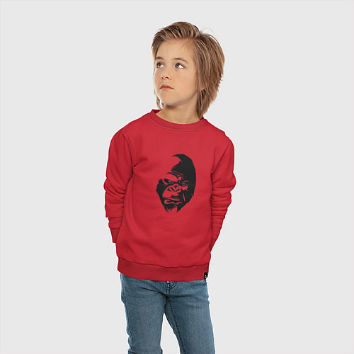 Детский свитшот Angry Monkey Cotton Theme / Красный – фото 4
