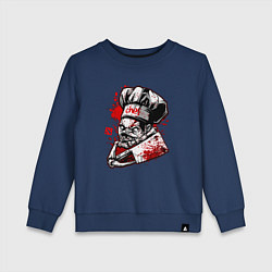 Свитшот хлопковый детский DOTA 2 ПУДЖ PUDGE, цвет: тёмно-синий