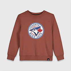 Свитшот хлопковый детский Toronto Blue Jays, цвет: кирпичный