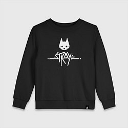 Детский свитшот Stray: White Logo