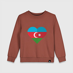 Детский свитшот Сердце Азербайджана
