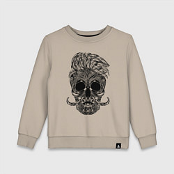 Детский свитшот Skull hipster