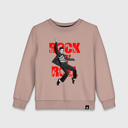 Детский свитшот Rokc n roll king