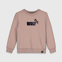 Детский свитшот Wolf brand