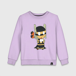 Свитшот хлопковый детский Shadow Shaman Chibi, цвет: лаванда