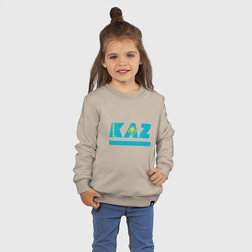 Детский свитшот KAZ / Миндальный – фото 3