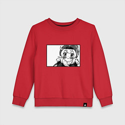 Детский свитшот Кли глазки ангела Геншин Импакт