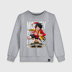Детский свитшот One Piece Monkey Большой Куш Манки