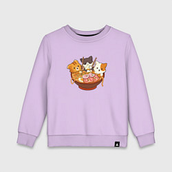 Детский свитшот Kawaii Cat Ramen