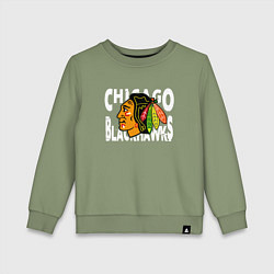 Детский свитшот Чикаго Блэкхокс, Chicago Blackhawks