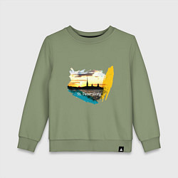 Детский свитшот Санкт-Петербург St Petersburg