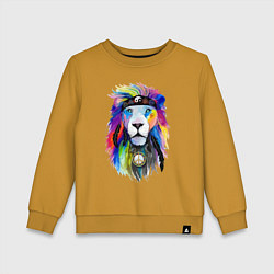 Детский свитшот Color lion! Neon!