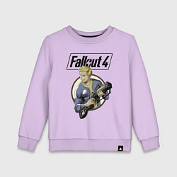 Свитшот хлопковый детский Fallout 4 Hero, цвет: лаванда