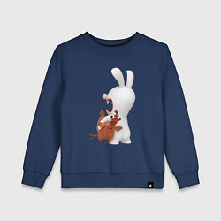 Детский свитшот Бешеный кролик и курица