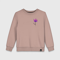 Детский свитшот Любовь в цветке