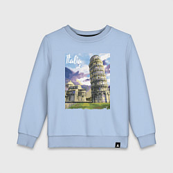 Детский свитшот Италия Пизанская башня