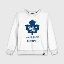 Детский свитшот Toronto Maple Leafs are coming Торонто Мейпл Лифс