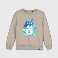 Детский свитшот Семья кроликов Акварель