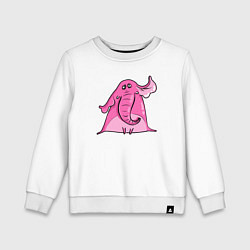 Детский свитшот Розовый слон