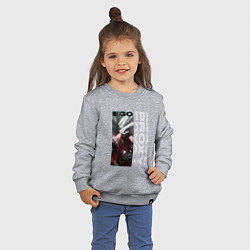 Свитшот хлопковый детский Ergo here, цвет: меланж — фото 2