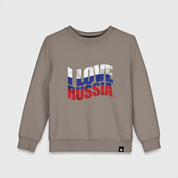 Детский свитшот Love - Russia