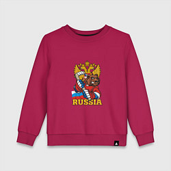 Детский свитшот Хоккей - Russia
