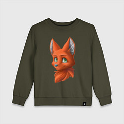 Детский свитшот Милая лисичка Cute fox