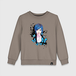 Свитшот хлопковый детский Хлоя Элизабет Прайс, цвет: утренний латте