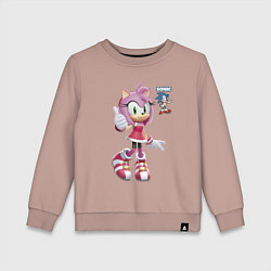 Детский свитшот Sonic Amy Rose Video game