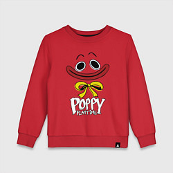 Свитшот хлопковый детский POPPY PLAYTIME HAGGY - ХАГГИ, цвет: красный