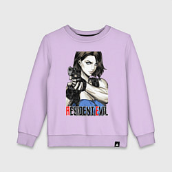 Свитшот хлопковый детский Jill RE3, цвет: лаванда
