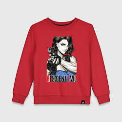Свитшот хлопковый детский Jill RE3, цвет: красный