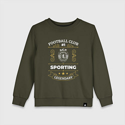 Детский свитшот Sporting: Football Club Number 1