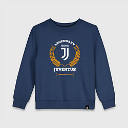 Детский свитшот Лого Juventus и надпись Legendary Football Club