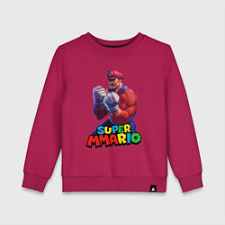 Детский свитшот Супер Ммарио Супер Марио ММА