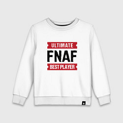 Детский свитшот FNAF: таблички Ultimate и Best Player