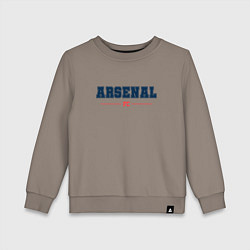 Свитшот хлопковый детский Arsenal FC Classic, цвет: утренний латте