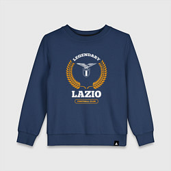 Детский свитшот Лого Lazio и надпись Legendary Football Club