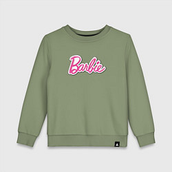 Детский свитшот Barbie logo